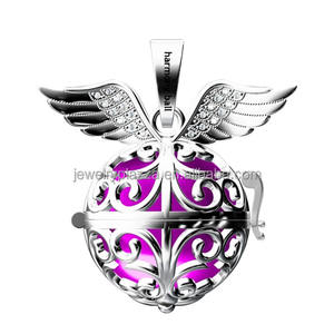 Vente en gros OEM/ODM Personnalisé Argent Sterling 925 Mexicain Bolas <span class=keywords><strong>Cage</strong></span> Boules Charme Pendentifs - Product Image 5