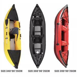 เรือพาย PVC ยอดนิยม เรือคายัคแบบสั่งทำขนาด 4 เมตร เรือตกปลาแบบเป่าลมพร้อมอุปกรณ์ครบชุด เรือคายัคแบบนั่งบนสำหรับตกปลา - Product Image 4