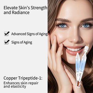 老化と乾燥の兆候のための銅ペプチドを含むマルチペプチドファーミングフェイスセラムチューブクローネ美容製品 - Product Image 3