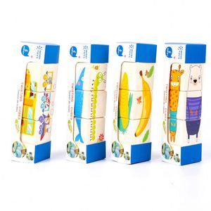 Juego de Rompecabezas de Madera con Animales, Frutas y Vehículos para el Aprendizaje Temprano de Niños y Niñas de 0 a 3 Años - Product Image 5