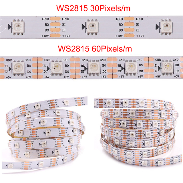 Smart Digital Rgb Strip Light Addressable Pixel Flexible Strip Light
