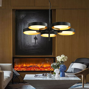 Simig Post moderna semplice metallo <span class=keywords><strong>LED</strong></span> lampada <span class=keywords><strong>a</strong></span> sospensione nuovo Design lampada da parete per soggiorno o camera da letto luce lampadario - Product Image 5