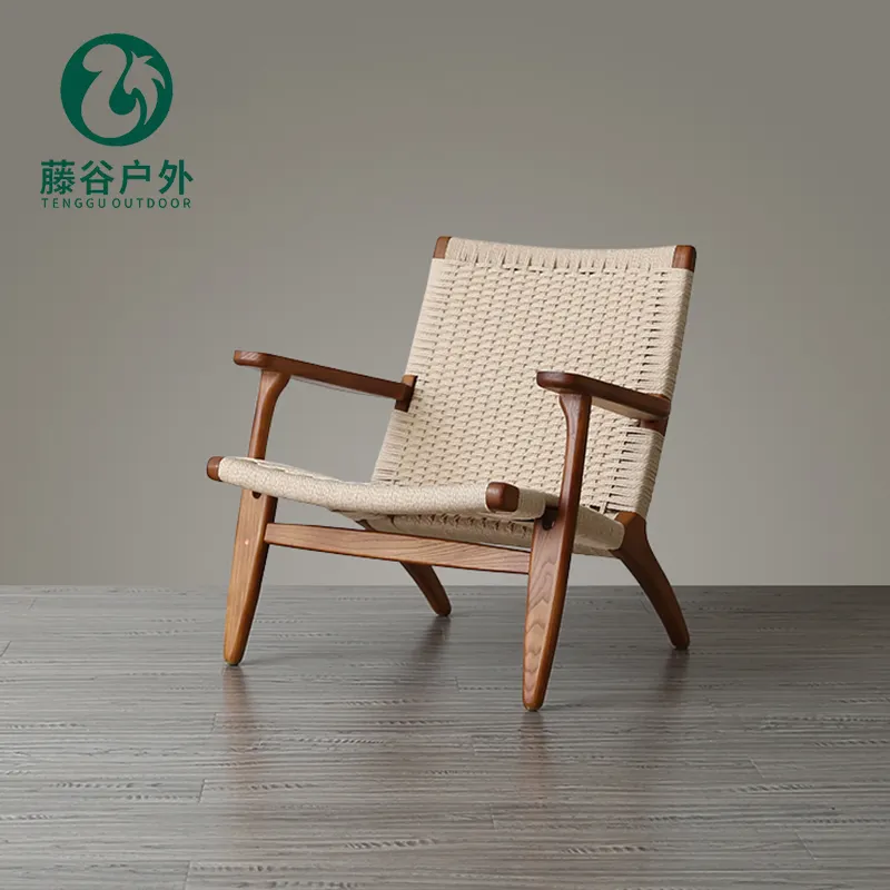 China Factory teak mobili da giardino per esterni divano sedia da tè in metallo sedie da giardino in Teak per interni vintage