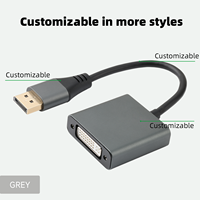 Câble adaptateur convertisseur WISTAR DP DVI pour PC, ordinateur portable, projecteur, HDTV