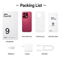 OPPO Find X9 5G, smartphone haut de gamme, écran AMOLED 6,8 pouces 144 Hz 2K, Snapdragon 8 Elite, appareil photo quadruple Hasselblad 50 MP, batterie 6000 mAh, charge rapide 100 W, 16 Go de RAM, 512 Go de stockage.