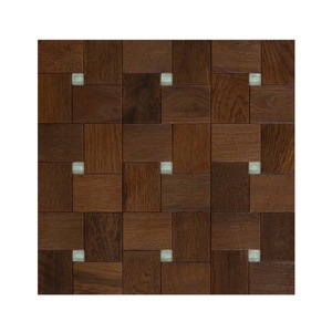 <span class=keywords><strong>Parquet</strong></span> en bois massif avec incrustations <span class=keywords><strong>de</strong></span> jade, 500x500x15mm, compatible géothermique, écologique, pour maison, bureau, chambre - Product Image 2