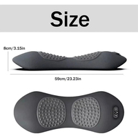 Coussin lombaire pas cher pour soulager les douleurs du bas du dos, appareil de massage chauffant pour le dos, compresse chaude, masseur lombaire pour la maison, le bureau, la voiture
