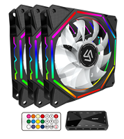 Baru Alseye terbaik penjualan kipas pendingin cpu dengan ARGB LED 12025 kipas untuk komputer game Pc pendingin cpu