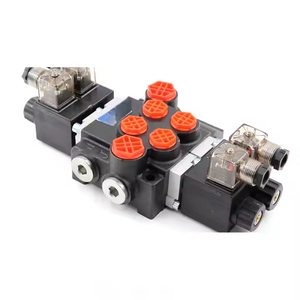 Vanne solénoïde monobloc à 2 bobines P40, distributeur hydraulique P40 haute performance, vanne de commande directionnelle robuste avec Exce - Product Image 1