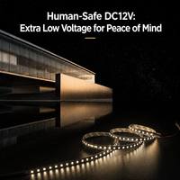 Bande lumineuse LED multicolore DC12V, ruban flexible 5050 RGB pour éclairage d'ambiance de bar, club, fête, décoration DIY pour la maison