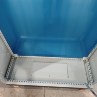 Armoire de commutation LV à porte simple L HMS avec plaque de montage intégrée, boîte de distribution et de protection pour équipement industriel 380V IP55
