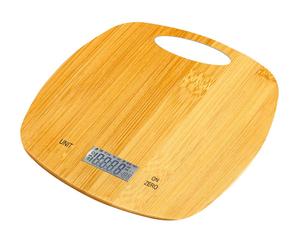 Bsci 20Kg Tre Điện Tử Nhà Bếp Quy Mô Thực Phẩm Có Trọng Lượng Hẹn Giờ Đồng Hồ Hiển Thị Nhiệt Độ Tre Tự Nhiên OEM Logo - Product Image 4
