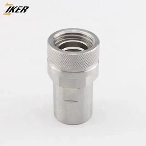 Connecteur rapide hydraulique à visser de type douille 69 Mpa VVS, robuste, avec joint Buna, raccord rapide hydraulique à déconnexion rapide - Product Image 4