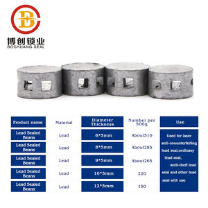 Пломба охранная BCM301 из чистого свинца с проволокой - Product Image 4