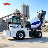 Camion malaxeur à béton avec cabine à vue panoramique et conduite confortable, longue durée de vie, pour la rénovation des installations agricoles