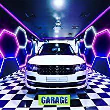 Lumière hexagonale <span class=keywords><strong>LED</strong></span> RGB commerciale ETOP pour atelier, hôtel, <span class=keywords><strong>garage</strong></span>, salle d'exposition, KTV et bar - Classe IP65, alimentation AC - Product Image 3