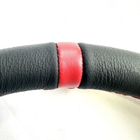 Volant de course universel de haute qualité avec logo personnalisé JDM en cuir et daim pour simulateur de course, tuning et drift