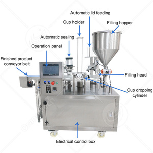 Máquina de Llenado y Sellado Automática ORME para Vasos de Plástico de Yogur Líquido y Té - Product Image 2