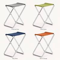 Tabouret de pêche pliable simple et moderne en aluminium, chaise pliante ultralégère mini pour le camping et l'extérieur
