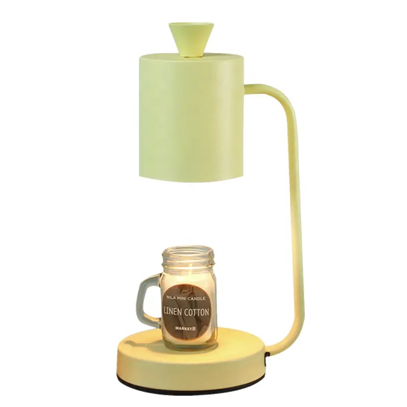 Chauffe-bougie de style nordique simple, lampe d'aromathérapie GU10, lampe à cire fondue, bougie parfumée, chauffe-bougie, lampe de table, veilleuse