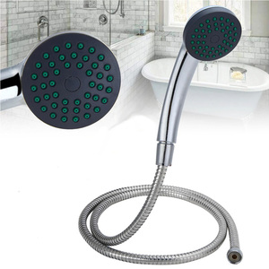 Soffione doccia universale con tubo flessibile da 1,5 metri, finitura cromata, per uso in bagno - Product Image 6