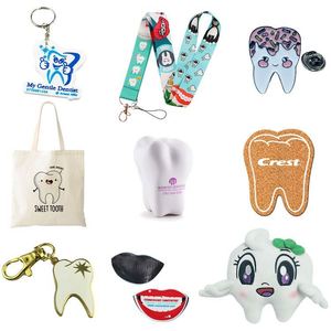 Instruments dentaires, sacs publicitaires pour enfants, kits d'articles promotionnels, porte-clés souvenirs, cadeaux publicitaires avec logo pour patients et enfants - Product Image 1