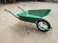 WB6400 Carretilla de metal todoterreno para jardín Granja Construcción Versátil Brouette De Chantier Dolly Cart