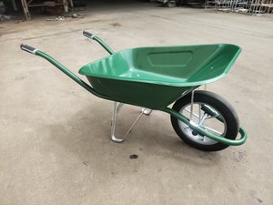 WB6400 gerobak roda logam semua bulat, untuk konstruksi pertanian taman, keranjang <span class=keywords><strong>Dolly</strong></span> Chantier serbaguna - Product Image 2