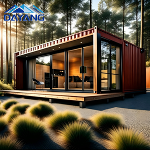 Villa Moderna de Cristal Dayang, Solárium Prefabricado con Estructura de Acero Ligero, Marco de Aleación de Aluminio, Techo Templado, Patio Fácil de Instalar - Product Image 2