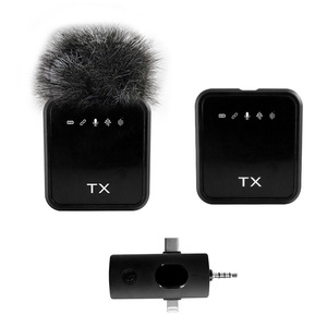 <span class=keywords><strong>Micrófono</strong></span> Lavalier Inalámbrico F11-2 para Teléfonos Inteligentes, <span class=keywords><strong>Micrófono</strong></span> <span class=keywords><strong>Bluetooth</strong></span> con Reducción de Ruido, Un Transmisor y Dos Receptores - Product Image 5