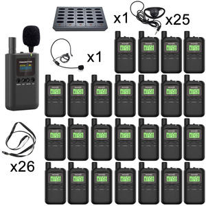 Wirelesslinkx 8510T 8210R วิทยุไร้สายกระซิบระบบไกด์นำเที่ยวสำหรับพิพิธภัณฑ์การประชุมโบสถ์การฝึกอบรมการท่องเที่ยว - Product Image 1