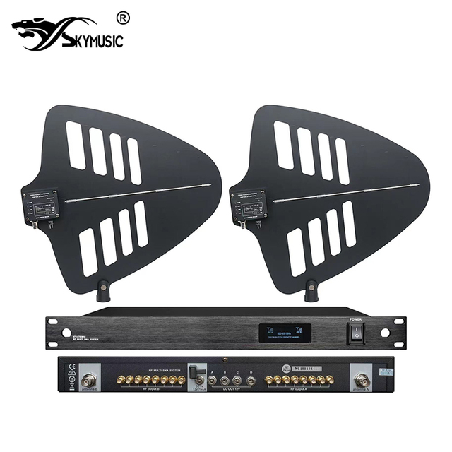 UHF Wireless System UA848 Professional Digital Wireless Outdoor Antenna Amplifier Distributor