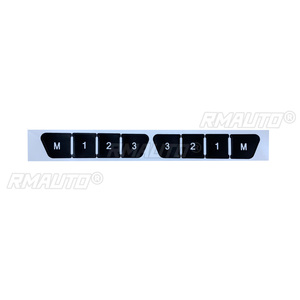 New Arrival Car Button Repair Steering AC Door Lock <b>Window</b> <b>Decals</b> Stickers New for Mercedes for Benz 2007-2014 5pcs - Product Image 5