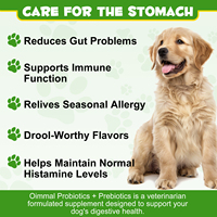 Oimmal Probiotiques et Prébiotiques Naturels pour Chiens, Compléments en Poudre 120g pour la Santé Intestinale et le Soutien Immunitaire