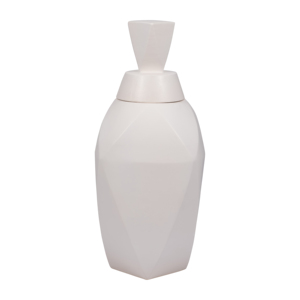 Vaso in Ceramica con Coperchio per Soggiorno, Decorazione Casa, Vaso Raffinato per Fiori, Decorazione per Camera da Letto - Product Image 1