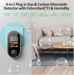 Détecteur de gaz 4-en-1 OEM et détecteur de fuite de gaz combustible, analyseur de gaz, alarme <span class=keywords><strong>monoxyde</strong></span> de carbone avec écran LCD - Product Image 2