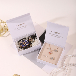 Đồ trang sức sang trọng bao bì tùy chỉnh thiết kế mới màu trắng ngăn kéo hộp các tông hộp đồ trang sức bao bì tùy chỉnh đồ trang sức vận chuyển hộp - Product Image 6