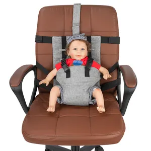 Wasch barer Stoff Sicherheits sitz Harness Chair Soft Feeding Baby Booster Seat