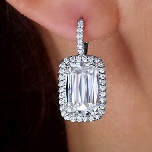 Eleganti Orecchini Pendenti Quadrati per Donne, Accessori per Orecchie Semplici e alla Moda per Uso Quotidiano - Product Image 1