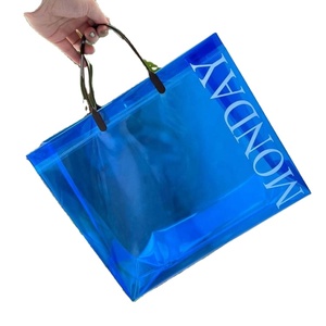 Sac fourre-tout imperméable pour la plage, sac transparent en PVC avec poignée, logo personnalisé, pour vêtements de bain et vêtements de plage - Product Image 4