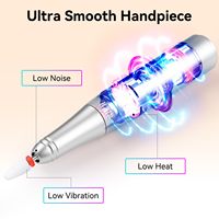 Prix Usine 811 Ponceuse à Ongles Rechargeable 35000 tr/min, Outil Professionnel Puissant avec Balais en Carbone pour Salon de Manucure et Gel