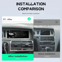 Lecteur Multimédia de Voiture GPS Android 8 + 128GB CarPlay Pour Audi Q7 4L 2005-2015 MMI 4G, Navigation, Autoradio Stéréo DSP WIFI