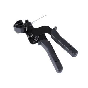 Cable Tie Cutting Tool Stainless band strapping plier strapper binding tool ratchet tie plier