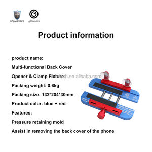 GO-010 Pro Universal Back Cover Opener Herramienta de extracción de pantalla de teléfono para iPhone Back Glass Remover Tools - Product Image 6
