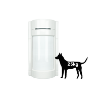 Détecteur PIR double filaire, capteur de mouvement infrarouge passif, antivol intérieur, immunité aux animaux de compagnie, 25 kg, système d'alarme antivol, 12 m