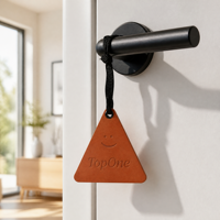 Désodorisant de voiture de luxe en cuir véritable haut de gamme, personnalisable avec logo en relief, pour l'intérieur automobile, vente en gros