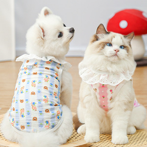 เสื้อผ้าสัตว์เลี้ยงสำหรับฤดูร้อน ระบายอากาศได้ดี สวมใส่สบาย น่ารัก หรูหรา ดีไซน์เนอร์ ออกแบบมาเพื่อสัตว์เลี้ยงโดยเฉพาะ ซักได้ เหมาะสำหรับคอสเพลย์ - Product Image 6