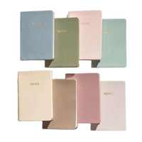 Document en cuir pu souple à couverture rigide a5 couleur unie faisant des ébauches de sublimation pursh the journal pad cahiers mémo