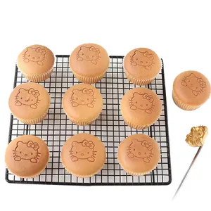 แม่พิมพ์ทองแดงปั๊มร้อนสำหรับทำเบเกอรี่,แม่พิมพ์ทองแดงพิมพ์ลายขนมปังเค้กแบบเลือกได้