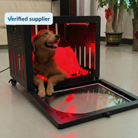 Caisse de luminothérapie rouge pour animaux 2026, 5 longueurs d'onde 630-850nm, appareil de guérison infrarouge professionnel pour grands chiens, rééducation animale OEM ODM